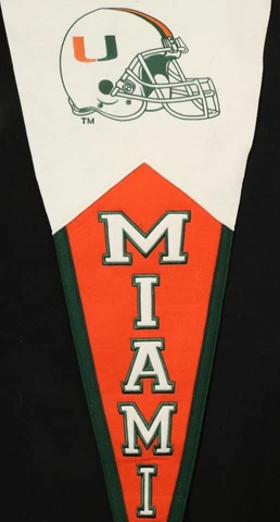 Miami Hurricanes Pennants thumbnail