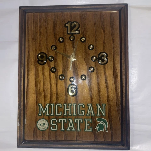 Michigan State Spartans Clocks thumbnail