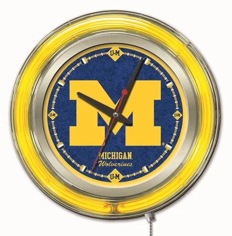 Michigan Wolverines Clocks thumbnail