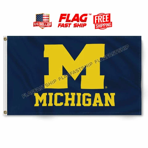 Michigan Wolverines Flags thumbnail