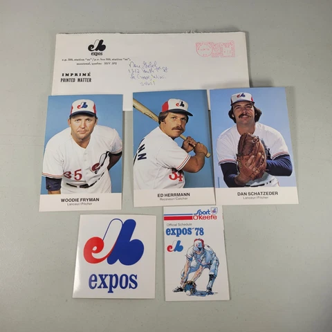 Montreal Expos Postcards thumbnail