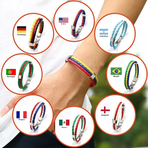 National Team Soccer Fan Bracelets thumbnail