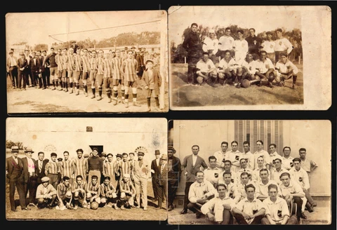 National Team Soccer Fan Postcards thumbnail