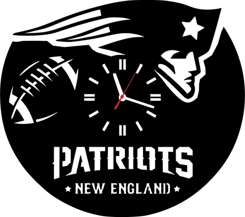 New England Patriots Clocks