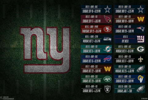 New York Giants Magnets