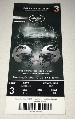 New York Jets Tickets