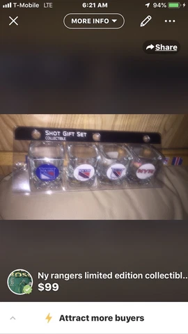 New York Rangers Glasses thumbnail
