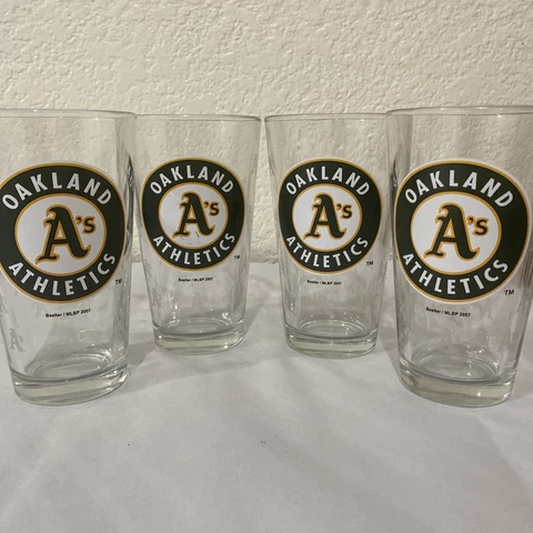 Oakland Athletics Glasses thumbnail