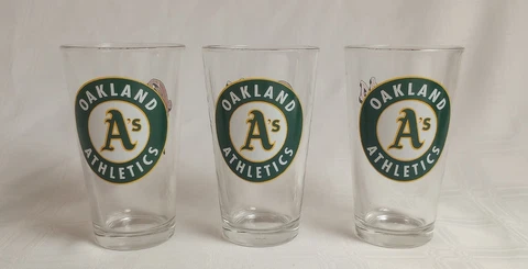 Oakland Athletics Glasses thumbnail
