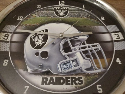 Oakland Raiders Clocks thumbnail