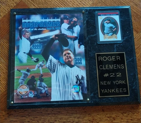 Roger Clemens Plaques