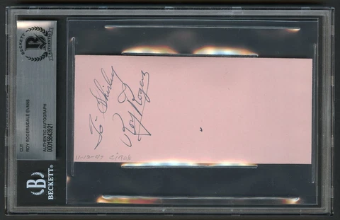 ROY ROGERS Autographs