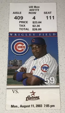 Sammy Sosa Tickets thumbnail