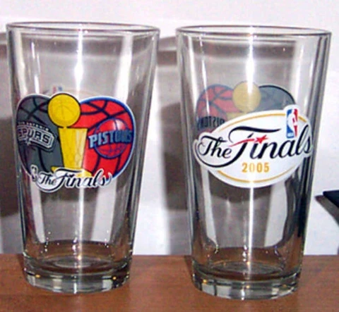 San Antonio Spurs Glasses thumbnail