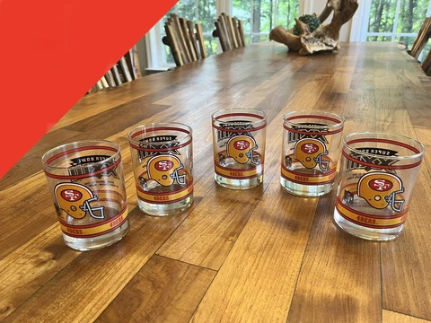 San Francisco 49ers Glasses