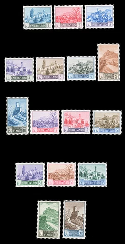 San Marino Stamps thumbnail