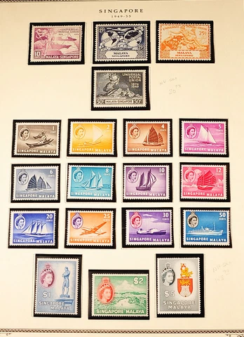 Singapore Stamps (1824-1963) thumbnail