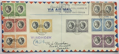 South West African Postal Stamps thumbnail