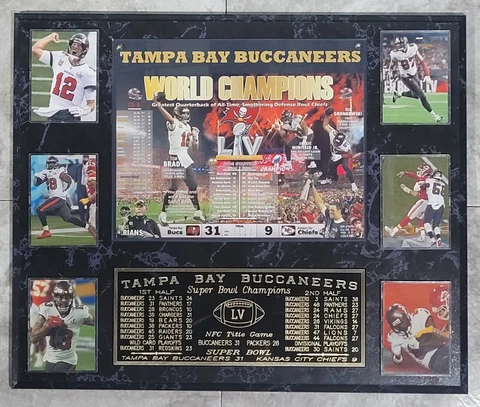Tampa Bay Buccaneers Plaques