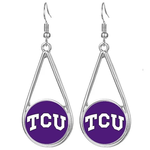 TCU Horned Frogs Earrings thumbnail