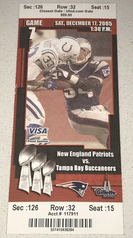 Tom Brady Tickets