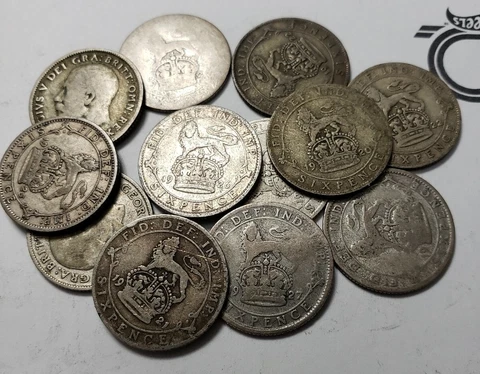 UK Sixpences thumbnail
