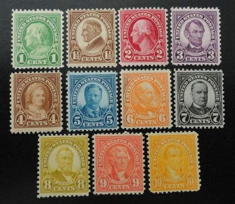 Unused US Stamps (1901-1940) thumbnail