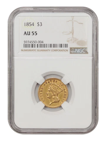 US $3 & $4 Gold Coins thumbnail