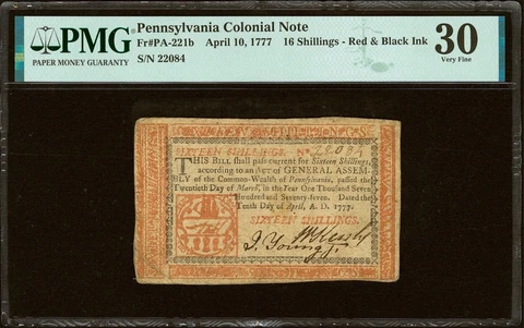 US Colonial Currency thumbnail