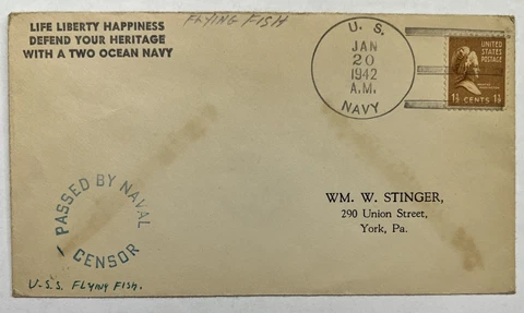 US Naval Stamp Covers thumbnail