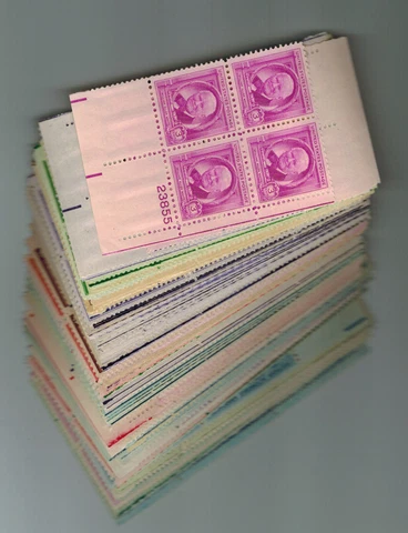US Postal Stamp Plate Blocks & Multiples thumbnail