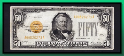 US Small Gold Certificates thumbnail