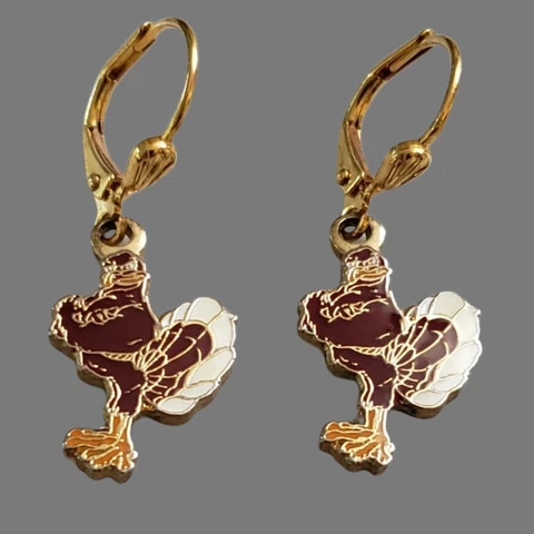Virginia Tech Hokies Earrings thumbnail