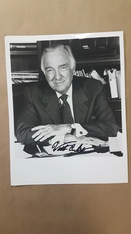 Walter Cronkite Autographs