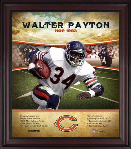 Walter Payton Plaques