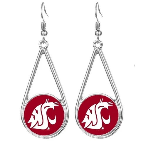 Washington State Cougars Earrings thumbnail