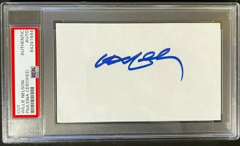 WILLIE NELSON Autographs