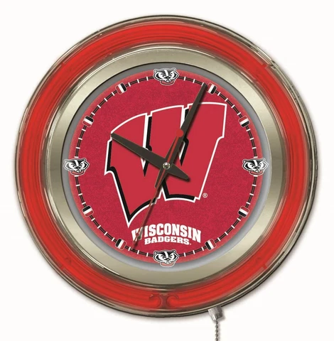 Wisconsin Badgers Clocks
