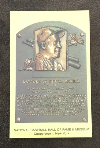 Yogi Berra Plaques